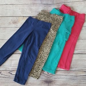 🍁Girls 4T Leggings 4 piece Bundle!🍁